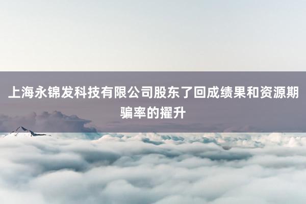 上海永锦发科技有限公司股东了回成绩果和资源期骗率的擢升